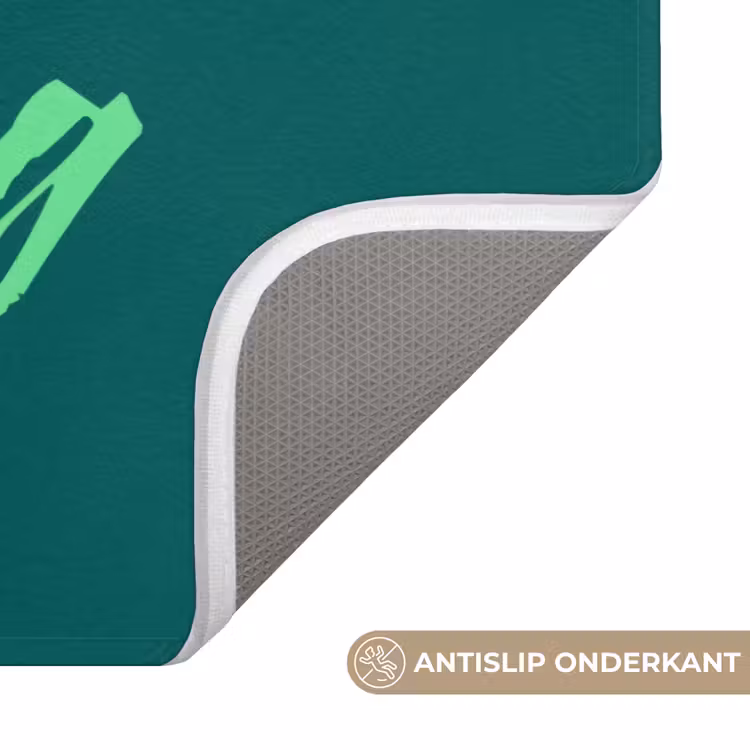 c'est la fucking vie - Groen - Handgeschreven Badmat klein -USP_AntislipNL