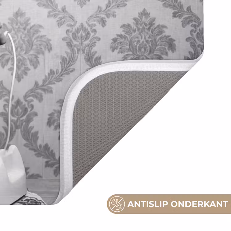 Chic - Vrouw - Zwart - Wit Badmat klein -USP_AntislipNL