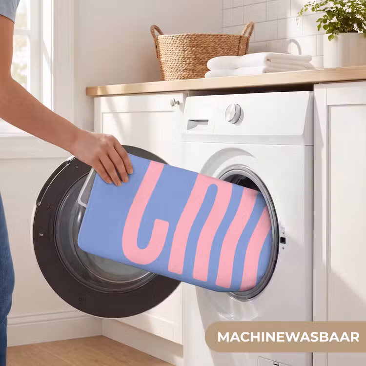 Chill - Roze - Blauw - Golvend Badmat klein -USP_WasbaarNL