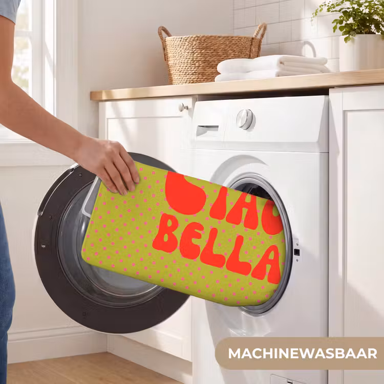 Ciao bella - Rood - Groen - Stippen Badmat klein -USP_WasbaarNL