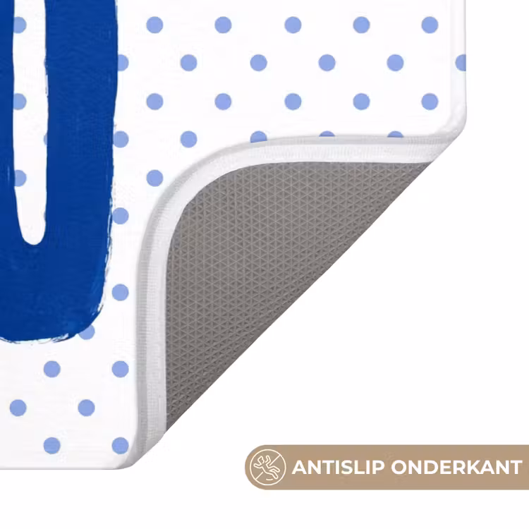 Ciao - Blauw - Stippen Badmat klein -USP_AntislipNL