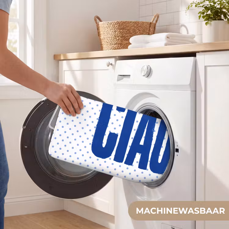Ciao - Stippen - Roze - Wit Badmat klein -USP_WasbaarNL