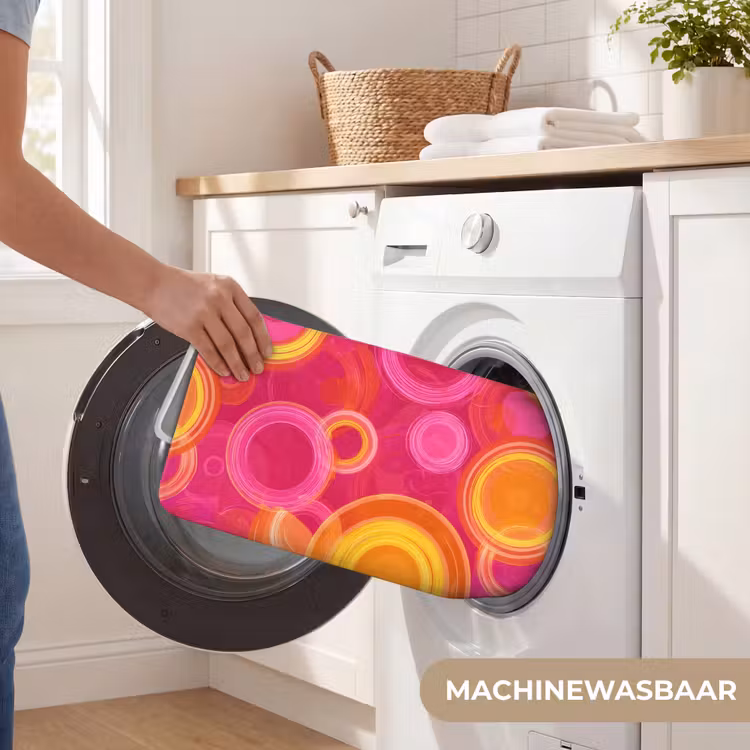 Cirkels - Design - Kleurrijk Badmat klein 997 -USP_WasbaarNL