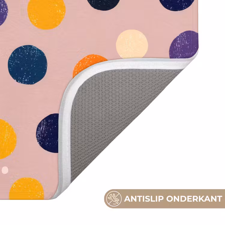 Cirkels - Patroon - Kleurrijk Badmat klein 997 -USP_AntislipNL