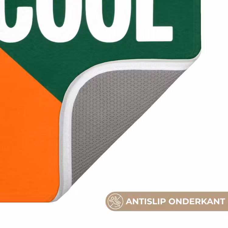 Cool - Oranje - Groen Badmat klein -USP_AntislipNL