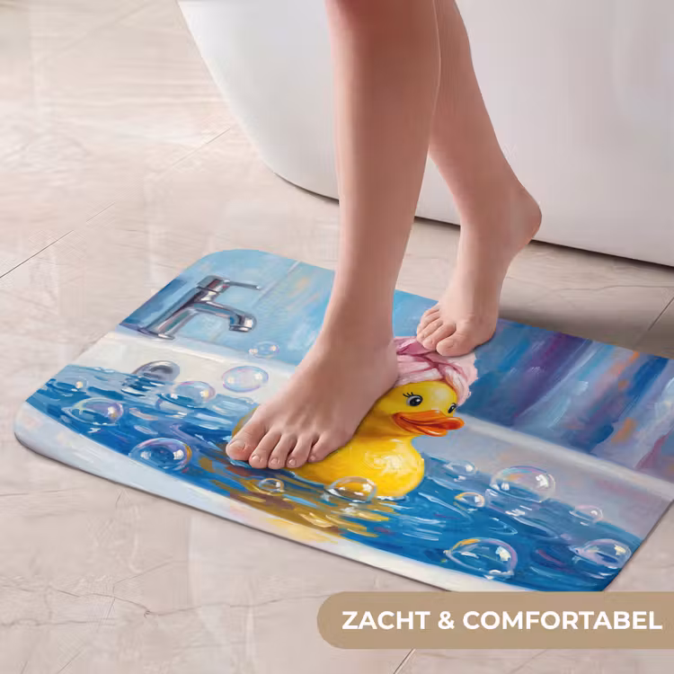 Creatief - Badeend - Kleurrijk Badmat klein -USP_ZachtNL