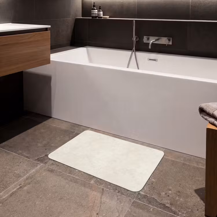 Crème - Egaal - Beton Badmat klein 997 -sfeer3
