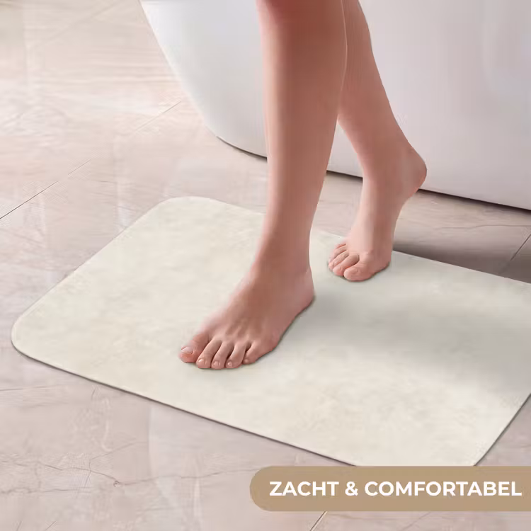Crème - Egaal - Beton Badmat klein 997 -USP_ZachtNL