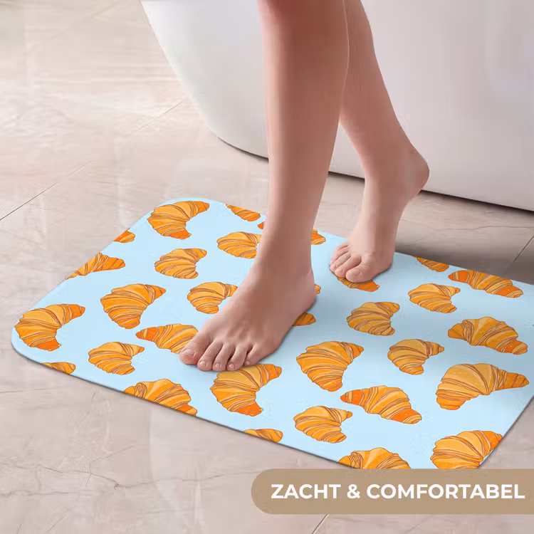 Croissant - Speels - Blauw Badmat klein 997 -USP_ZachtNL