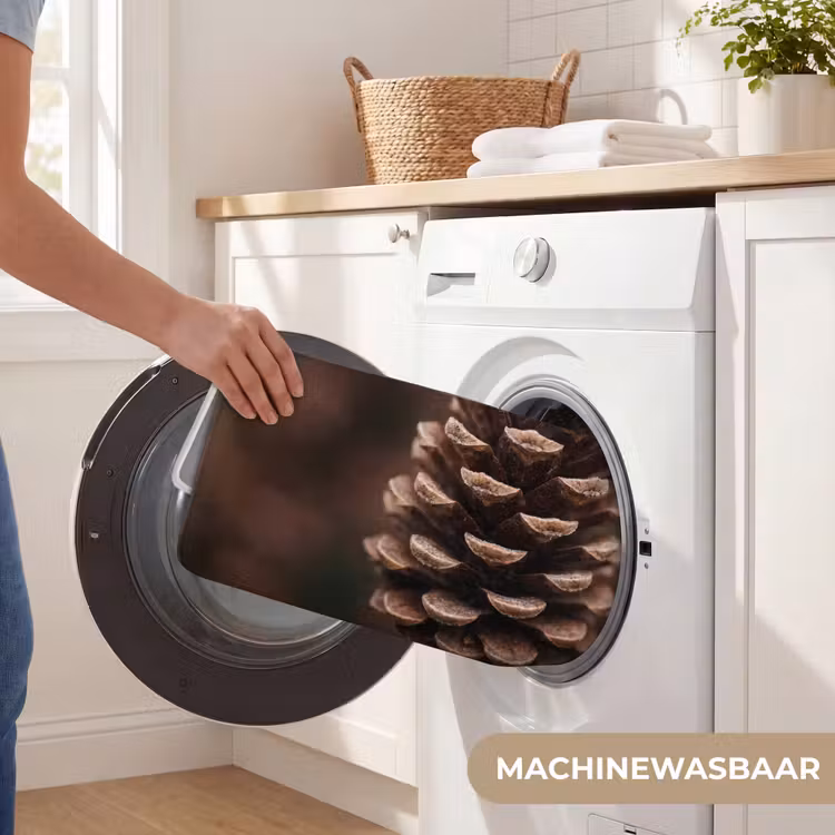 Dennenappel - Bos - Herfst - Bruin - Sfeervol Badmat klein -USP_WasbaarNL
