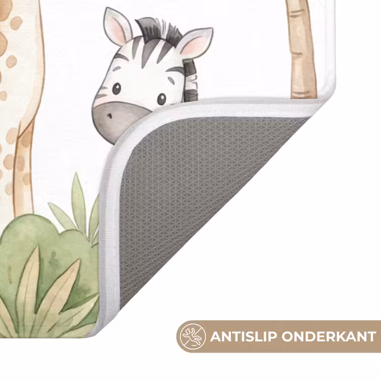 Dieren - Jungle - Pastel Badmat klein -USP_AntislipNL