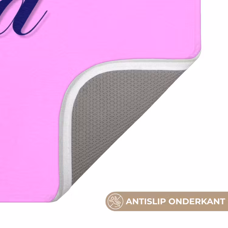 Diva - Lip - Panterprint - Roze Badmat klein -USP_AntislipNL