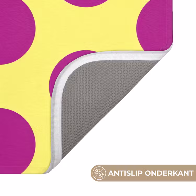 Dots - Klassiek - Geel Badmat klein 997 -USP_AntislipNL