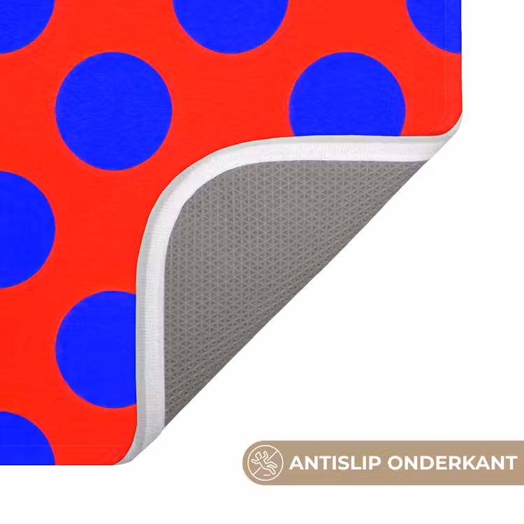 Dots - Klassiek - Rood Badmat klein 997 -USP_AntislipNL