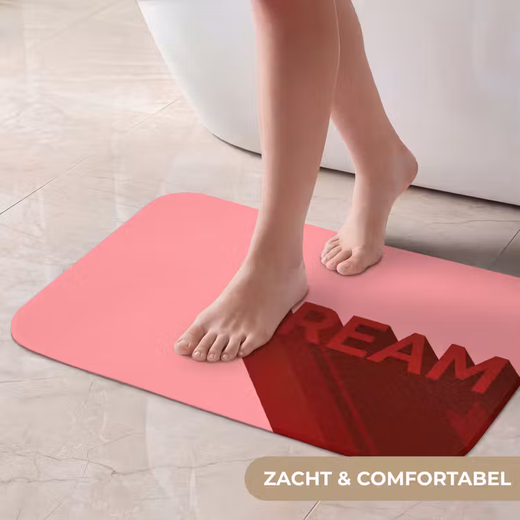 Dream - 3D - Rood - Roze Badmat klein -USP_ZachtNL