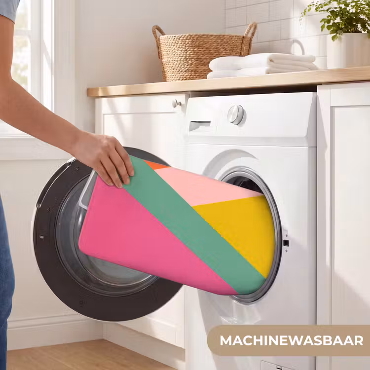 Driehoeken - Kleurrijk - Abstract Badmat klein -USP_WasbaarNL