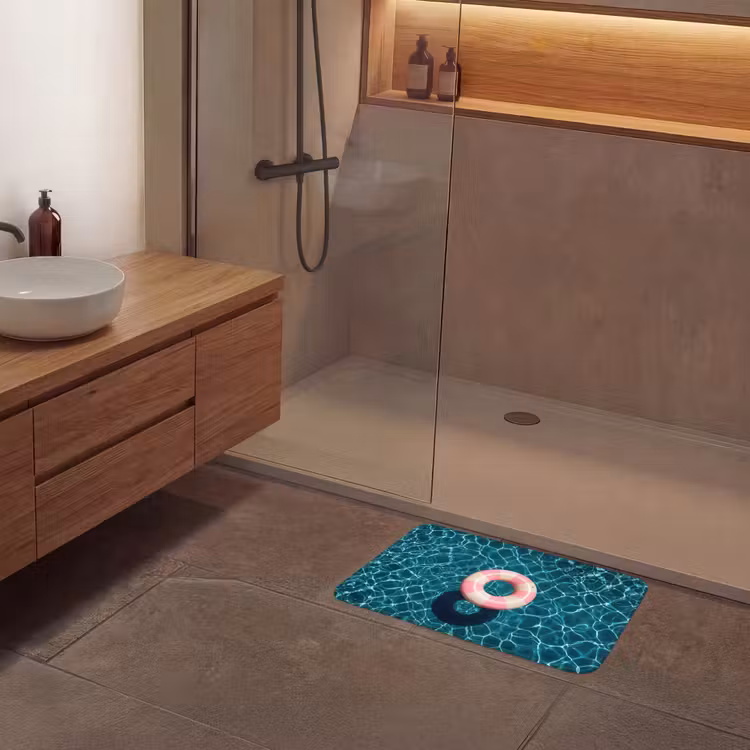 Drijvend - Zwemband - Water Badmat klein -sfeer2