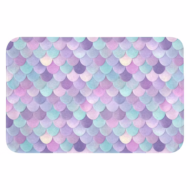 Dromerig - Zeemeermin - Pastel Badmat klein 997 -3d