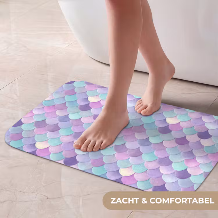 Dromerig - Zeemeermin - Pastel Badmat klein 997 -USP_ZachtNL