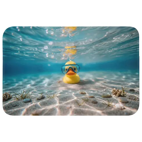 Duikbril - Eend - Water Badmat klein -3d