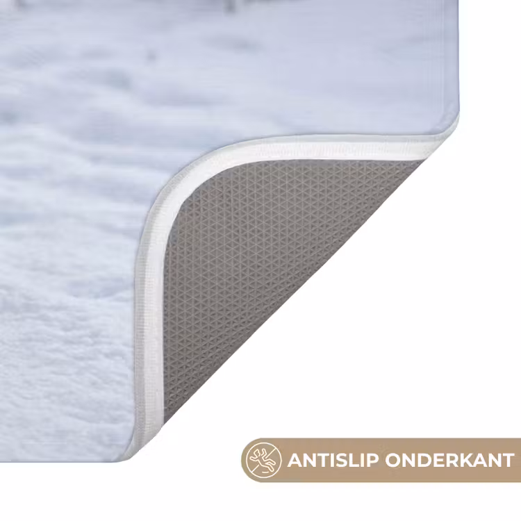 Duinen - Sneeuw - Strand - Winter - Serene Badmat middel -USP_AntislipNL