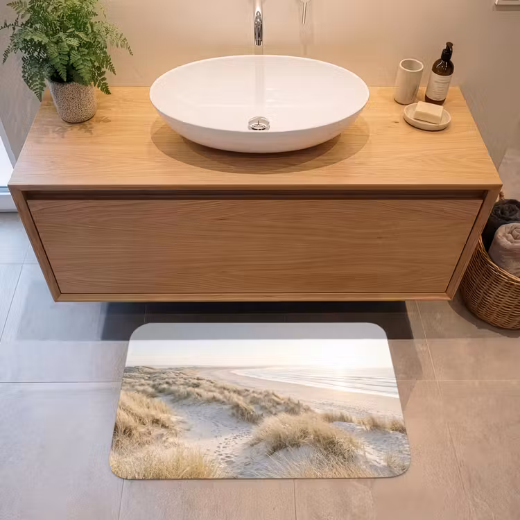 Duinen - Strand - Beige Badmat klein -sfeer1