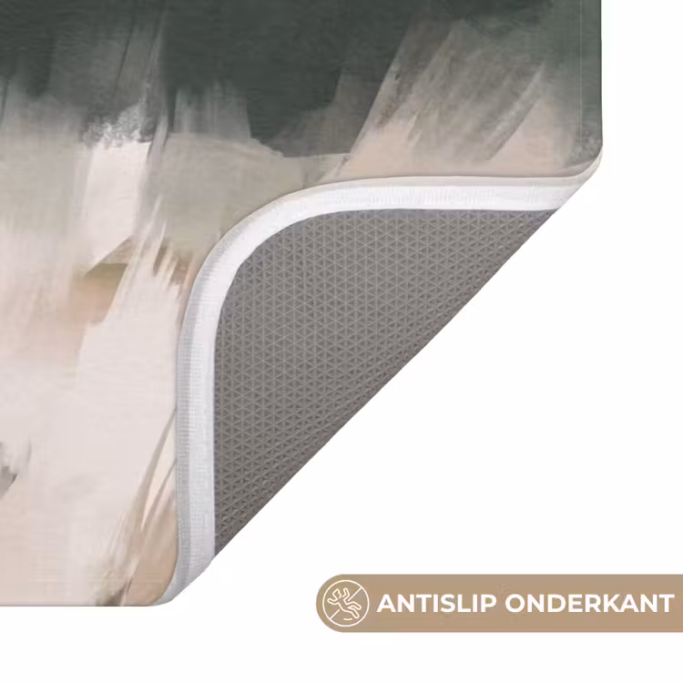 Edelhert - Gewei - Schildering - Rustiek Badmat klein -USP_AntislipNL