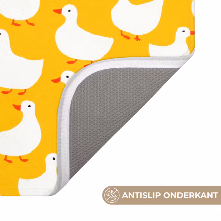 Eendjes - Patroon - Geel Badmat klein 997 -USP_AntislipNL