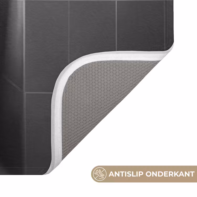 Ezel - Telefoon - Toilet - Zwart - Wit Badmat klein -USP_AntislipNL