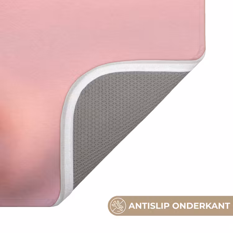 Flamingo - Portret - Roze Badmat klein -USP_AntislipNL