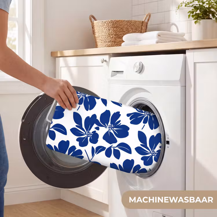 Floraal - Modern - Blauw Badmat klein 997 -USP_WasbaarNL