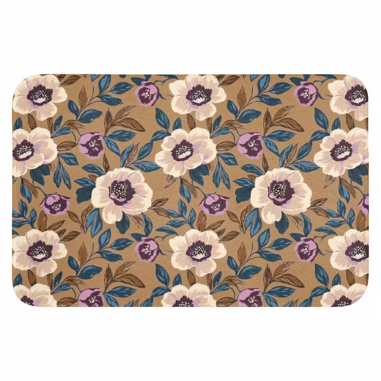 Floraal - Stilleven - Kleurrijk Badmat klein 997 -3d