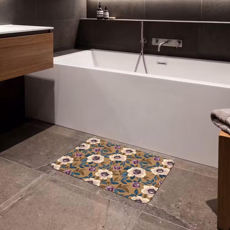 Floraal - Stilleven - Kleurrijk Badmat klein 997 -sfeer3