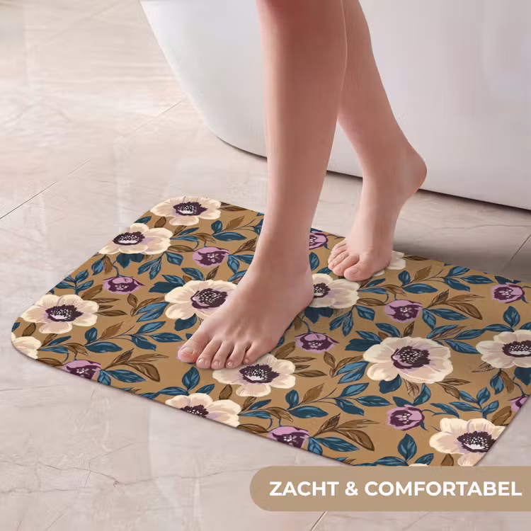 Floraal - Stilleven - Kleurrijk Badmat klein 997 -USP_ZachtNL