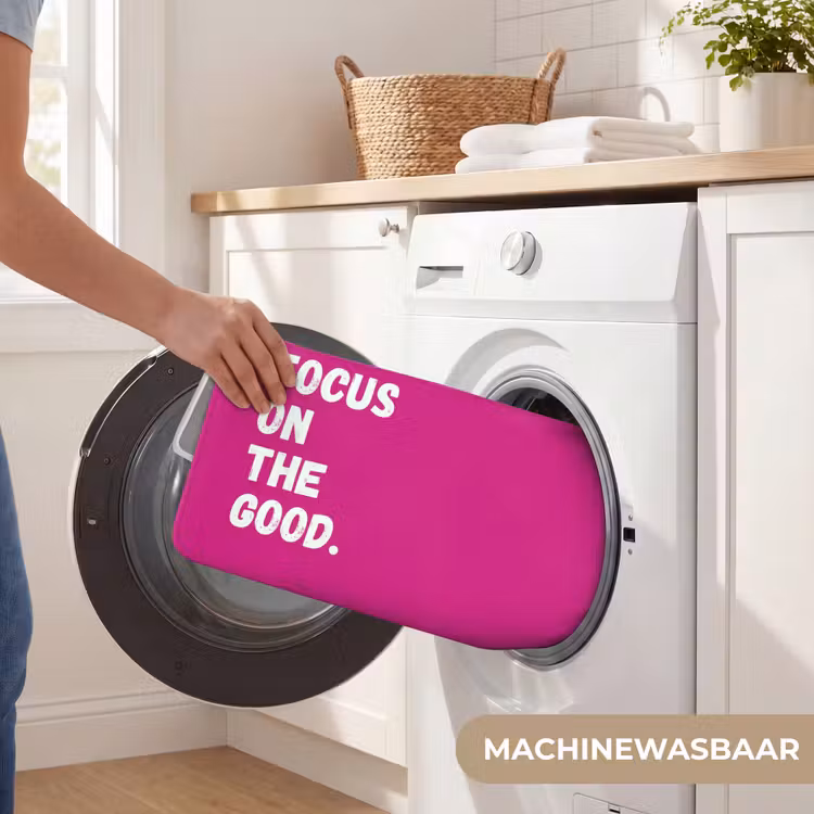 Focus on the good - Roze - Simple Badmat klein -USP_WasbaarNL