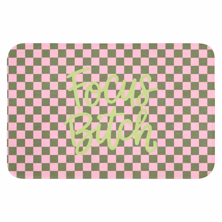 Focus - Vakken - Roze Badmat klein -3d