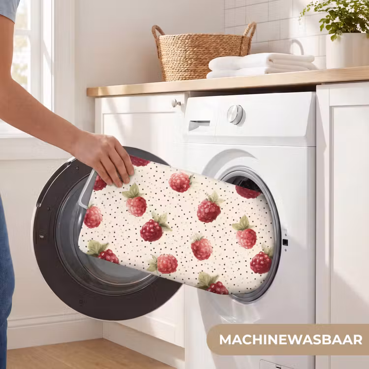 Framboos - Stippen - Rood Badmat klein 997 -USP_WasbaarNL
