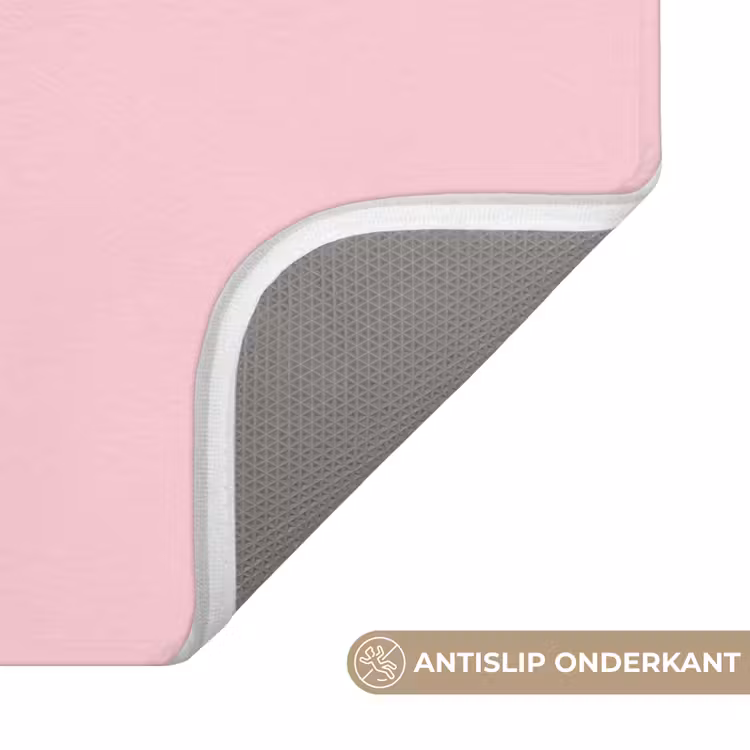 Fuck what they think - Roze - Minimalistisch Badmat klein -USP_AntislipNL