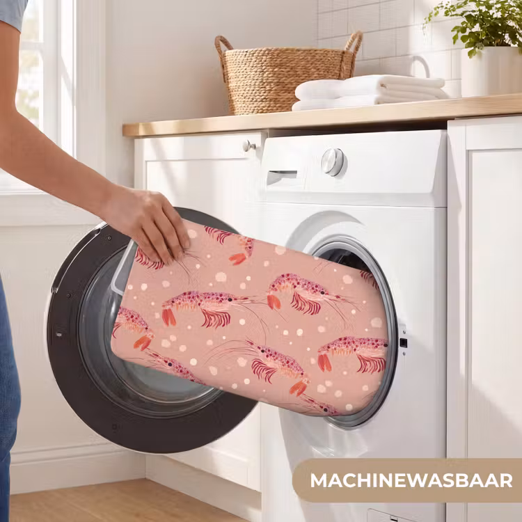 Garnalen - Stippen - Roze Badmat klein 997 -USP_WasbaarNL