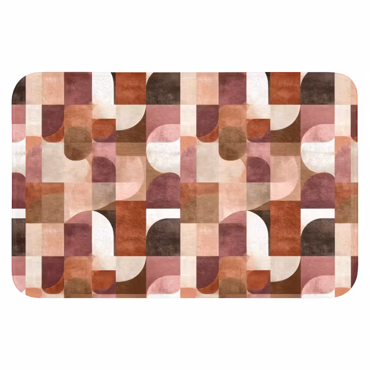 Geometrie - Modern - Retro Badmat klein 997 -3d