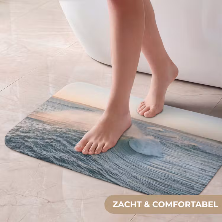 Golf - Zee - Water Badmat klein -USP_ZachtNL