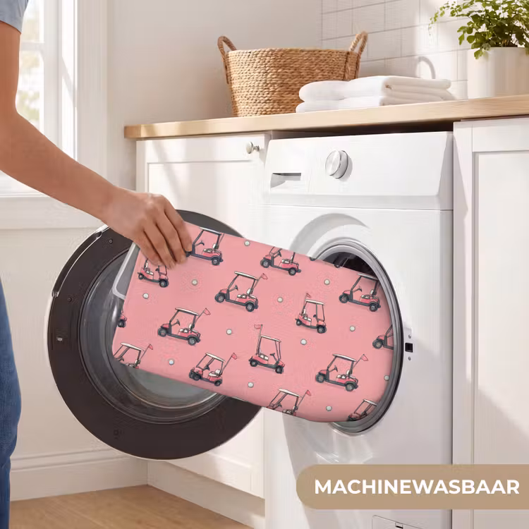 Golfkar - Retro - Roze Badmat klein 997 -USP_WasbaarNL