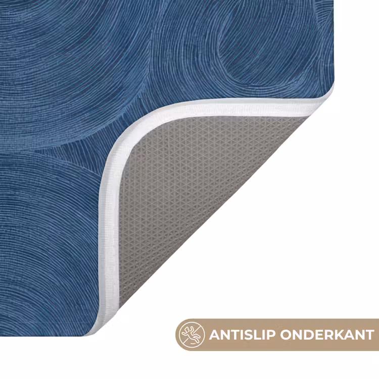Golven - Textuur - Patroon - Blauw Badmat klein 997 -USP_AntislipNL