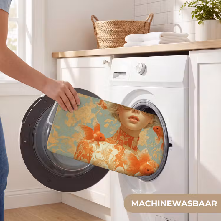 Goudvissen - Oranje - Vrouw - Blond Badmat klein -USP_WasbaarNL
