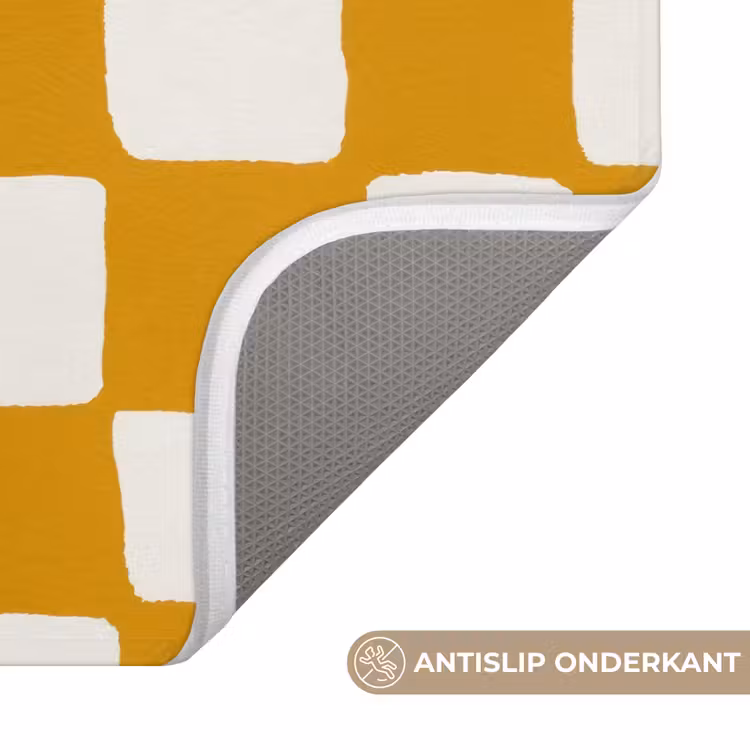 Grafisch - Patroon - Oker Badmat klein 997 -USP_AntislipNL