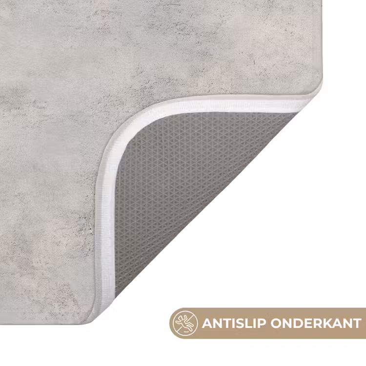 Grijs - Beton - Industrieel Badmat klein 997 -USP_AntislipNL