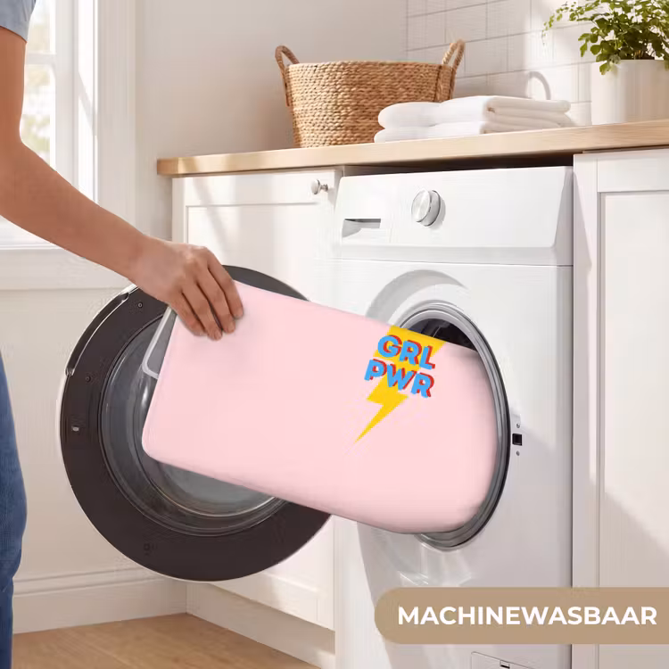 Grl pwr - Bliksem - Roze Badmat klein -USP_WasbaarNL