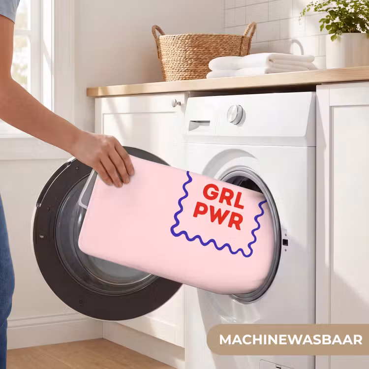 Grl pwr - Roze - Kader Badmat klein -USP_WasbaarNL