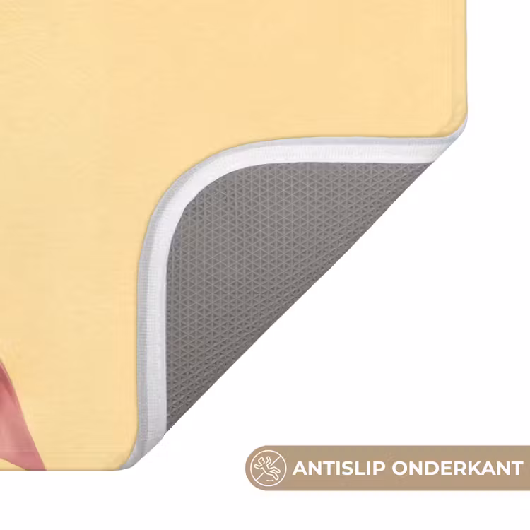 Handdoeken - Vrouw - Jurk - Roze Badmat klein -USP_AntislipNL