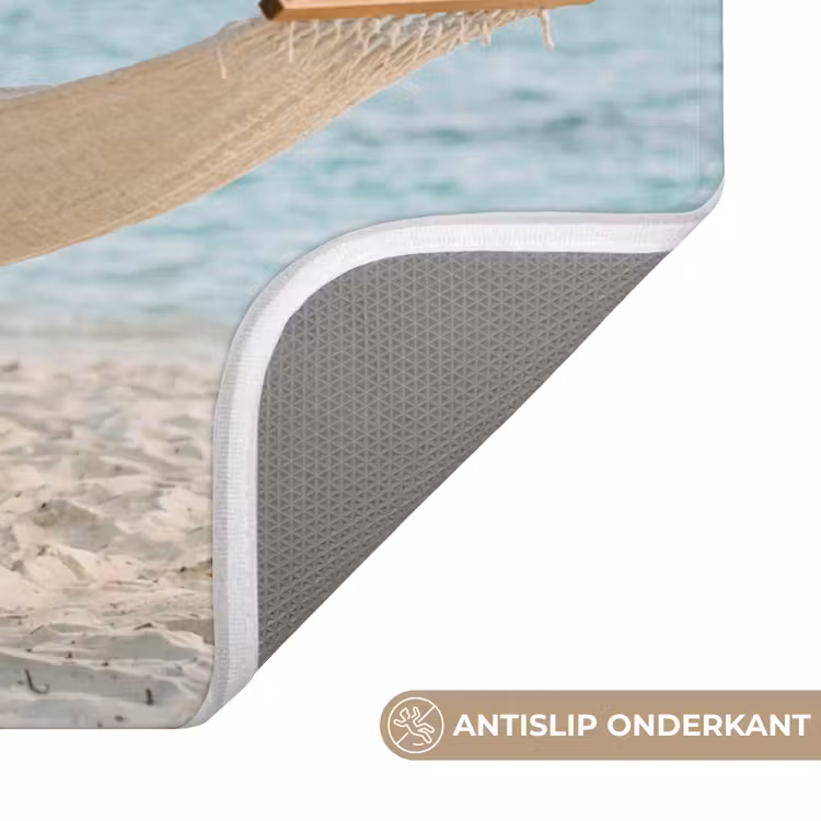 Hangmat - Strand - Wit Badmat klein -USP_AntislipNL